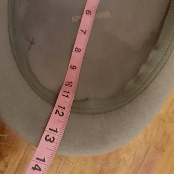 1960s Grey Wool Feather Hat, Mid-Century Grey Andre Designer Wool Hat - Picture 9 of 10